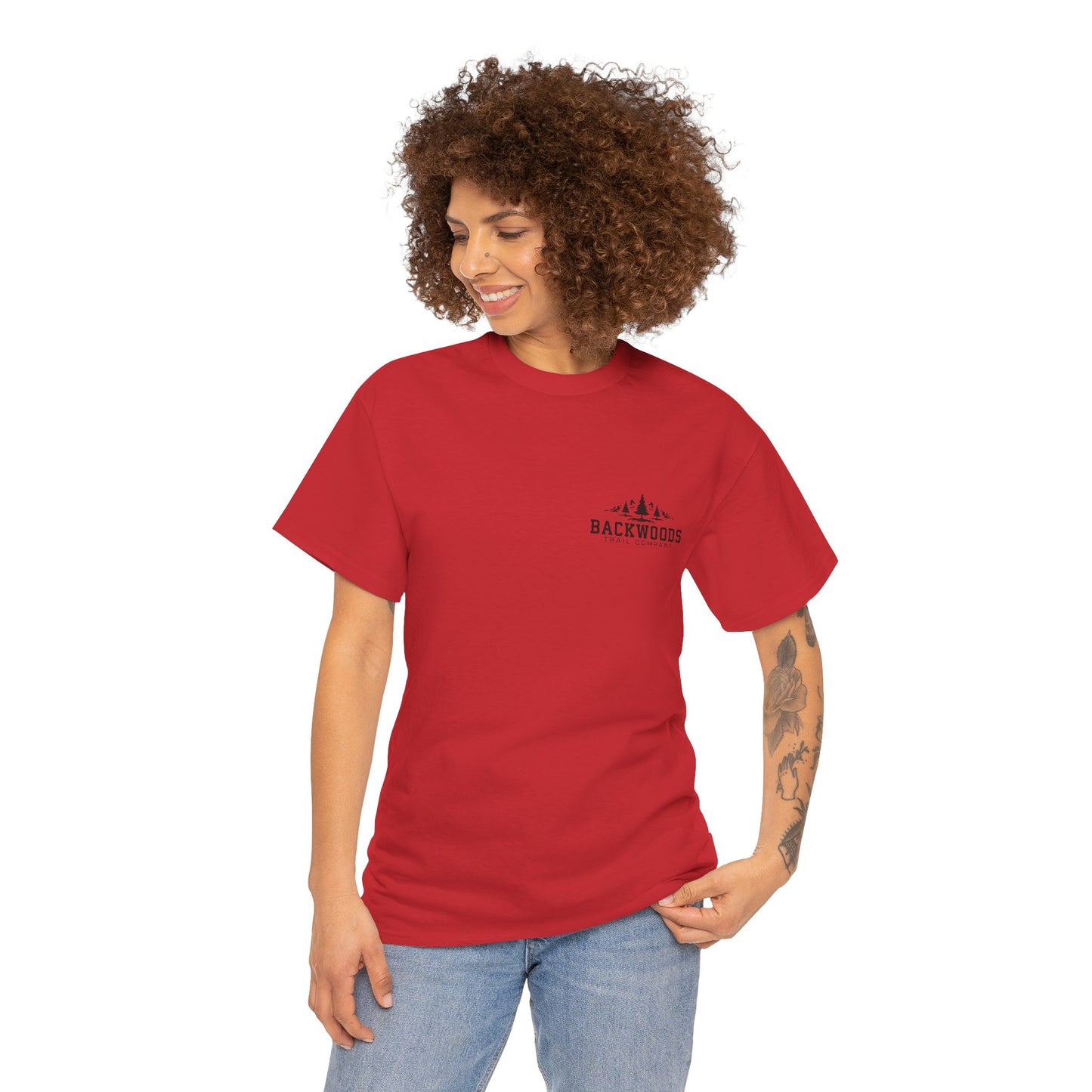 Backwoods Trail Company Heavy Cotton Tee (Black Logo)