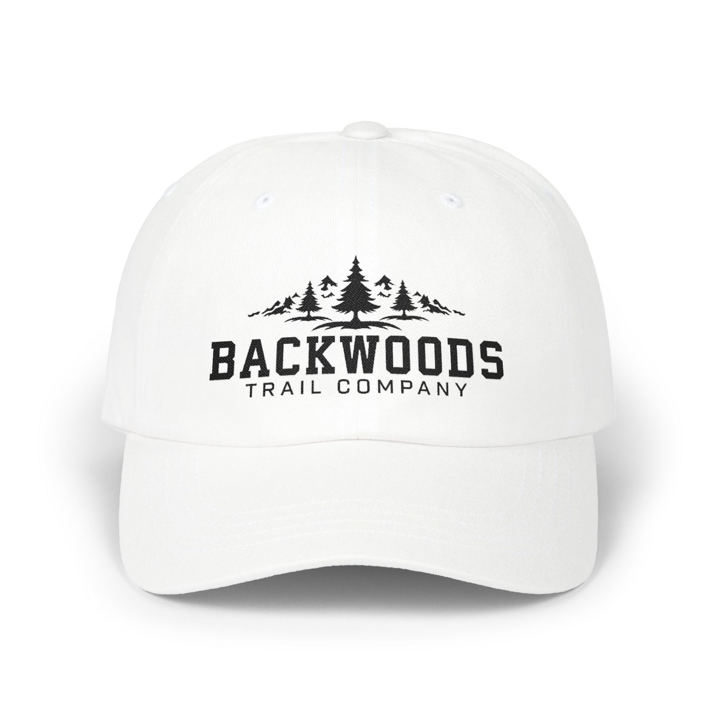 Backwoods Trail Company Classic Dad Cap (Black Logo)
