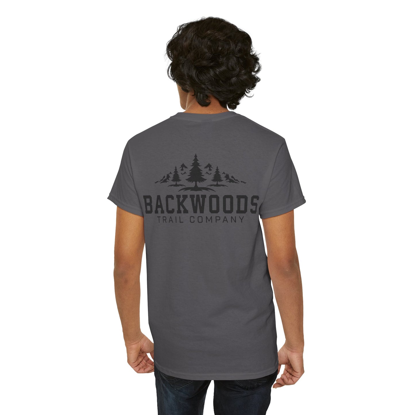 Backwoods Trail Company Heavy Cotton Tee (Black Logo)