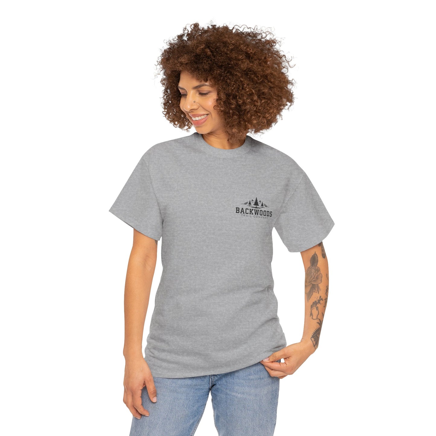 Backwoods Trail Company Heavy Cotton Tee (Black Logo)